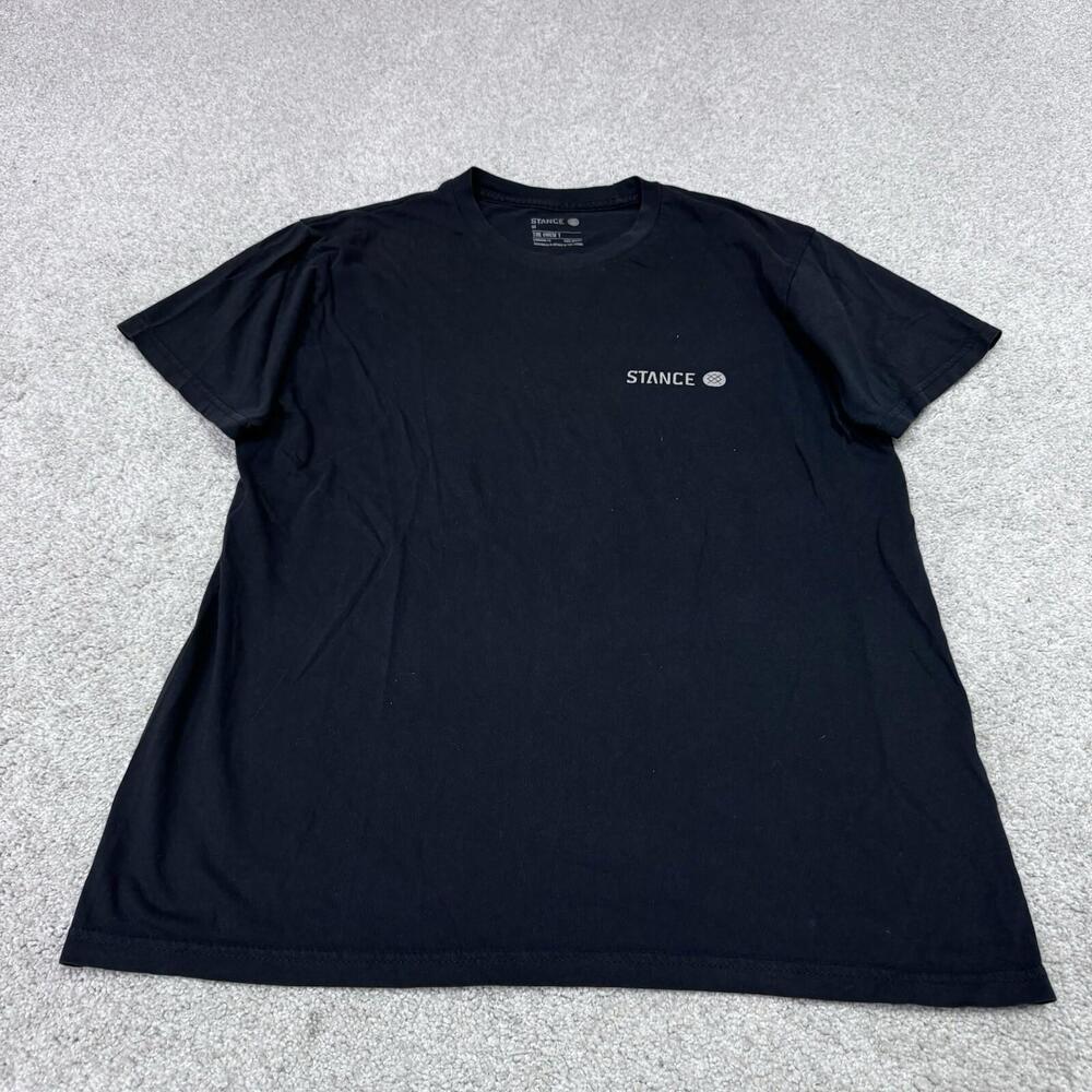 Stance T-Shirt Men’s Black Short Sleeve Size Medium